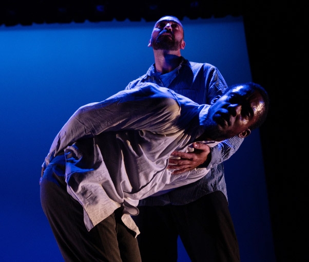 Amadi Washington (foreground) and Sam Pratt (background) of Baye & Asa. (Photo courtesy of the artists)