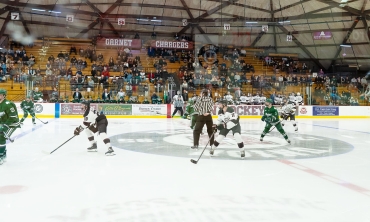 The men’s team faced Mercyhurst University twice (Oct. 18 & 19), winning both games.