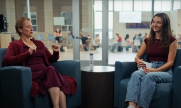 President Elizabeth Kiss and Kassandra Smeltzer '27