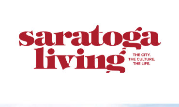 A graphic that reads:  "Saratoga Living."